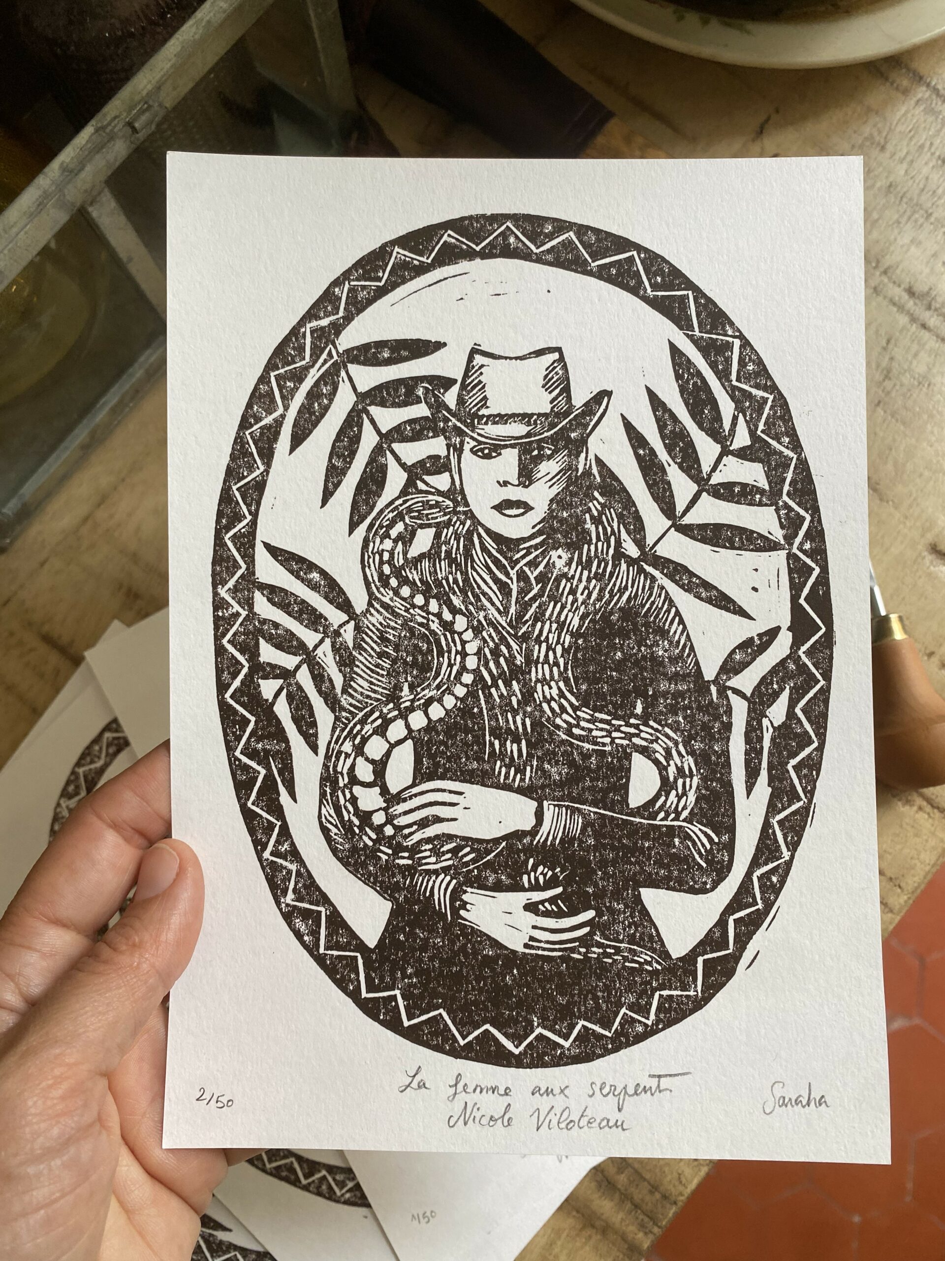 La femme aux serpents